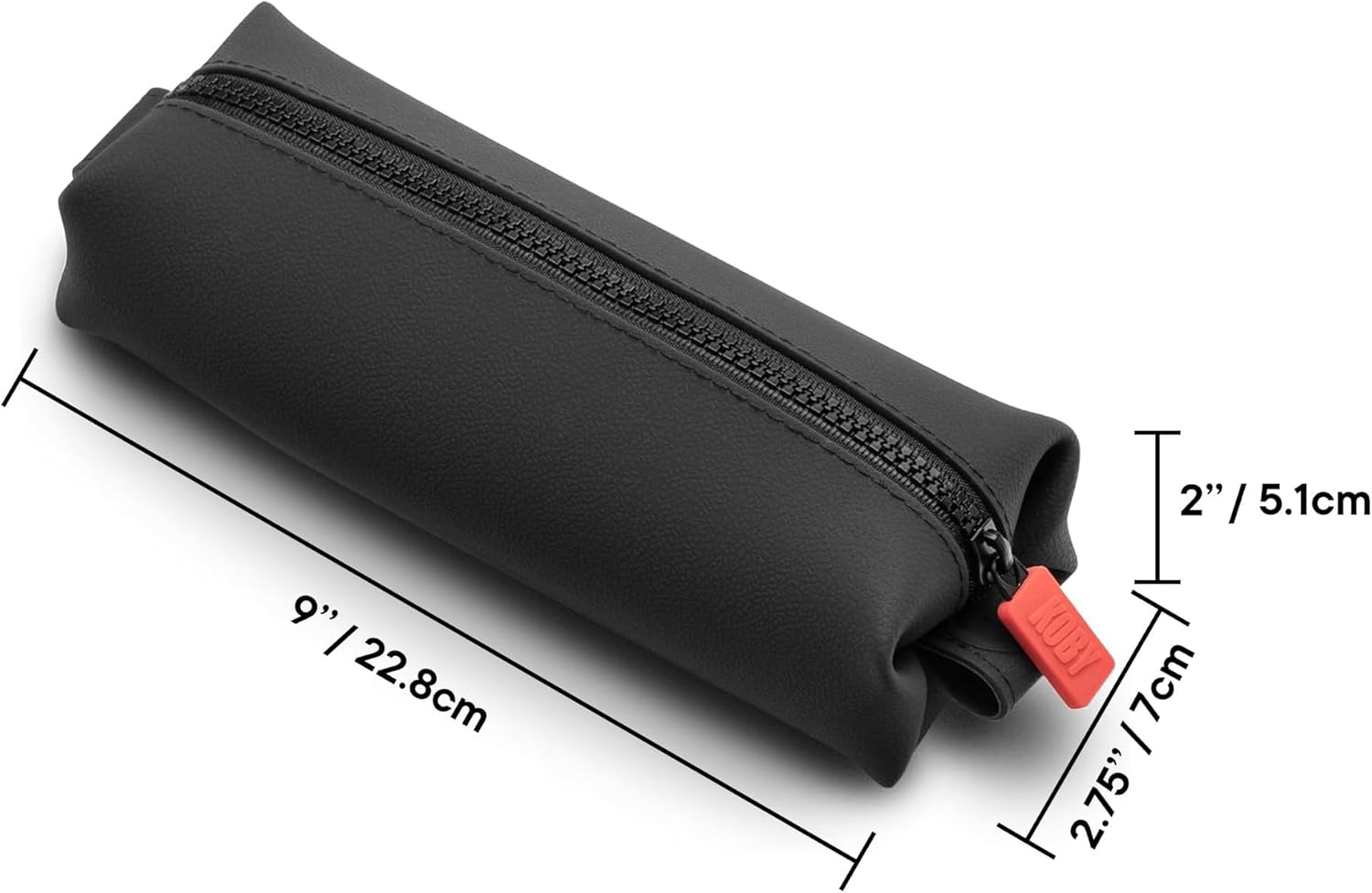 TOOLETRIES Koby Mini Kit - Silicone Toiletry Organizer with Heavy-Duty Zipper | Leak-Resistant & Easy to Clean - Charcoal