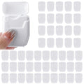 Baderke 50 Pcs Dental Floss Bulk Wedding Gifts for Guests Waxed Mint Dental Floss for Homeless Party Favors Bridal Shower Donated Gifts Teeth Cleaning 30m/32.8 Yard(White Box)