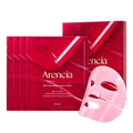 ARENCIA Red Collagen Jello Mask - Plump & Hydrating Overnight Hydrogel Mask for Dry Skin | 4 Pack
