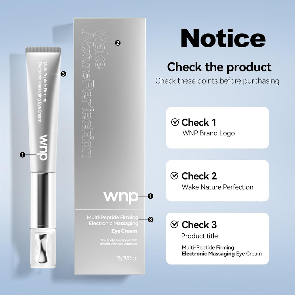 WNP Eye Cream - Anti-Aging Multi-Peptide Firming Treatment for Puffiness & Dark Circles