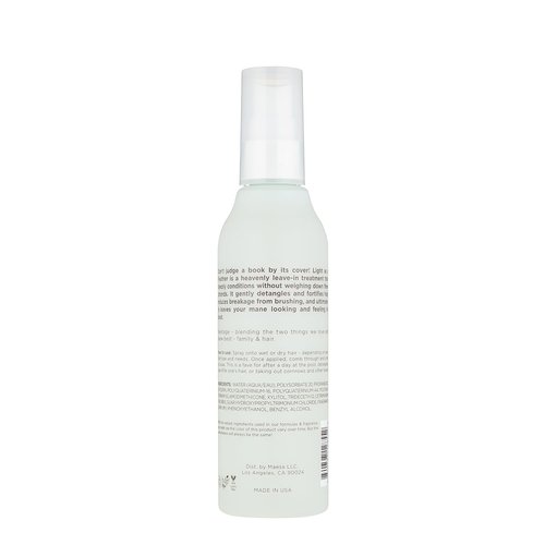 Hairitage Detangling Leave-In Conditioner Spray - Lightweight Treatment for Curly, Wavy & Frizzy Hair - Sulfate Free, Cherry + Amber Scent, 6 Fl Oz
