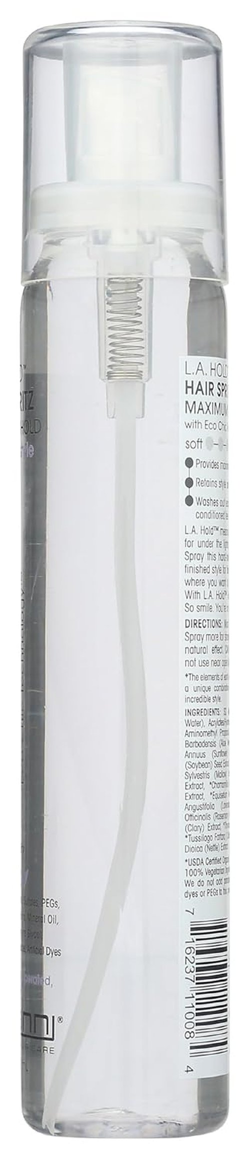 GIOVANNI L.A. Hold Hair Spritz - Maximum Hold Styling Spray, Lightweight & Sulfate Free - 5 oz