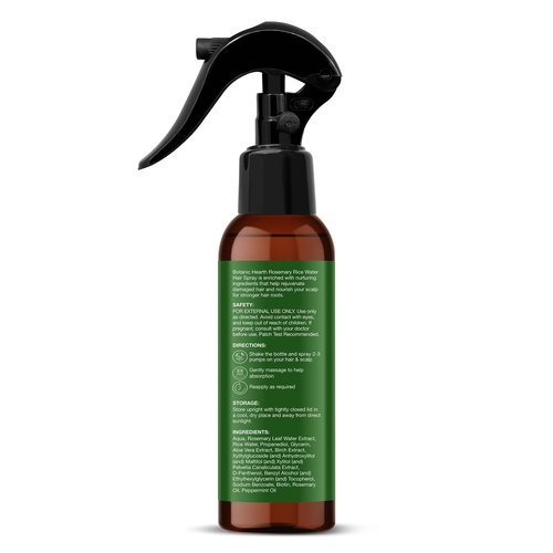 Botanic Hearth Rosemary Hair Growth Water Spray 6.8 fl oz – Korean Scalp Detox & Hydrating Hair Treatment for Thinning, Hair Regrowth Device Support, Anti-Itch & Anti-Flake, Sulfate & Paraben Free