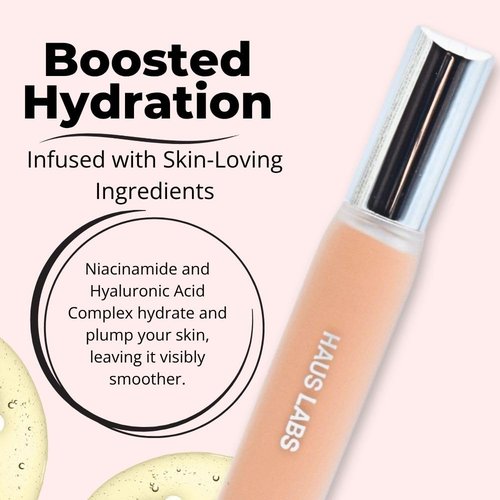 HAUS LABS BY LADY GAGA Triclone Skin Tech Hydrating + De-puffing Concealer with Fermented Arnica 20 Light Medium Peach