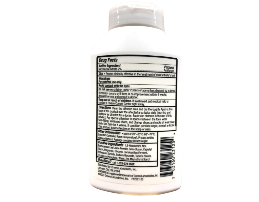 Zeasorb Medicated Body Powder, 2.5oz by Zeasorb