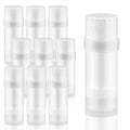 Wresty 10 Pcs 60ml/2oz Deodorant Containers Twist Up Empty Tubes Plastic Refillable Bottles DIY Homemade Container Stick (clear)
