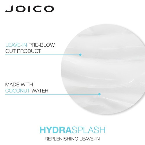 Joico Hydrasplash Leave-In Conditioner - Replenishing Formula for Fine Hair | 3.38 Ounce, 2 Count