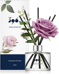 Rose Flower Reed Diffuser by 396 St. - Vanilla Lavender Scent | 200ml (6.7oz) Home Fragrance Decor