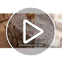 Fall Fitted Tablecloth for 64x44 Inch Oval Table - Brown Leaf Football Design - Caramel Variation