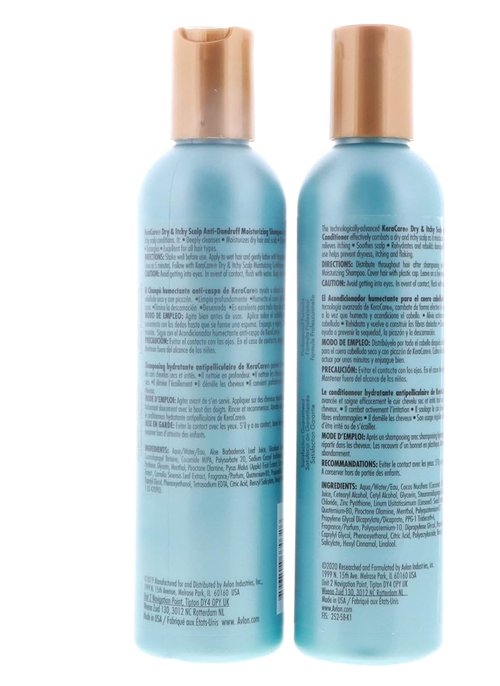 Avlon Keracare Dry Itchy Scalp Shampoo & Conditioner Set - Soothing Relief for Healthy Hair
