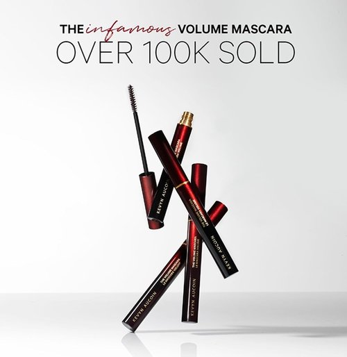 Kevyn Aucoin The Volume Mascara - Black | Precision Detail Brush for Long-Lasting, Clump-Free Lashes