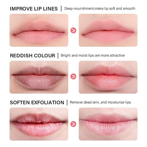 Sleeping lip mask, Nourish & Hydrate Lip Mask With Vitamin C, Antioxidants, Lip Balm, Lip Skin Care, Improve Lip Color, Reduce Lip Lines (Grapefruit)