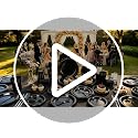 Black Disposable Plates for 30 Guests Party Supplies Set - Black