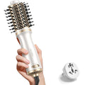 Dual Voltage Mini Hair Dryer Brush, 4 in 1 Blow Dryer Brush for European Travel, 120-240V for International Travel