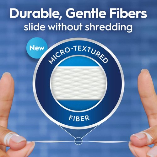 Oral-B Glide Dental Floss - Shred Resistant & Gentle on Gums | Cool Mint Flavor, 40 M, 3 Count