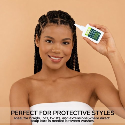 Canviiy ScalpBliss Itch-Calming Serum - Long-Lasting Moisturizer for Dry, Itchy Scalp | Aloe Vera & Manuka Honey Infused