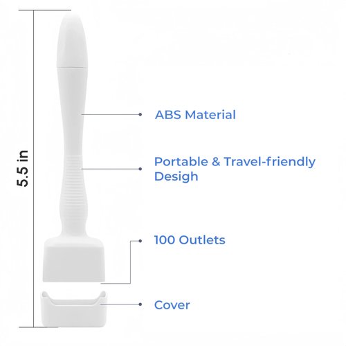 Dermastamp for Hair & Beard Micro-exfoliating Tool for Women and Men