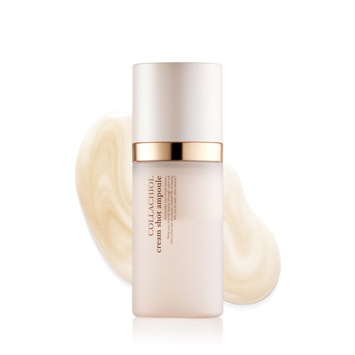 Cellre Collachiol Cream Shot Ampoule – 3-in-1 Toner, Serum & Cream Mist | Collagen + Bakuchiol Complex for Smooth, Moisturized, and Healthy-Looking Skin | 145 ml & Travel Size 55 ml