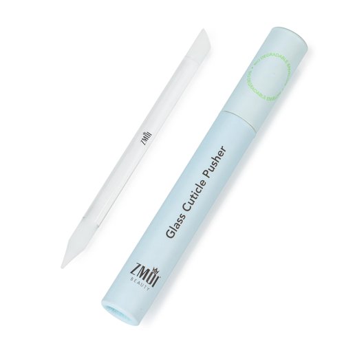 Glass Cuticle Pusher - Durable Crystal Glass Manicure Stick - Dual Ended Nail Cuticle Pusher - Professional Nail Care Must Have