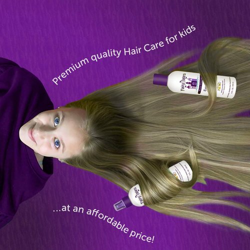 Fairy Tales Daily Cleanse Kids Shampoo - Gentle, Tangle-Free, Moisturizing Formula | 12 oz, Paraben-Free