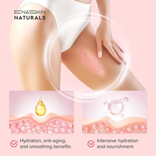 Enaskin Naturals Anti Cellulite Body Firming Cream: Cellulite Remover for Legs & Inner Thigh- Skin Tightening Lotion for Womens' Booty, Stomach & Belly with Acetyl Hexapeptide-8 & Caffeine, 100 ML
