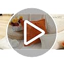 18x18 Fall Pumpkin Throw Pillow Covers Set of 2 Cream - Autumn Decor