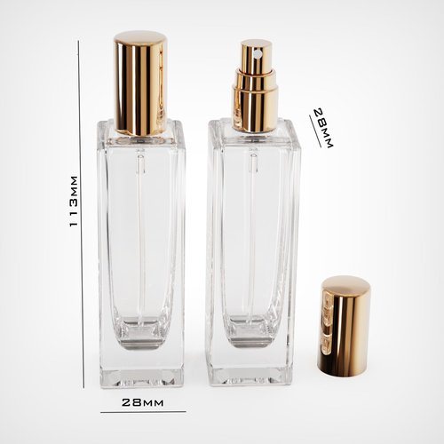 2PCS Refillable Perfume Bottle With Dispenser Tools, 30ML (1oz) Cologne Atomizer Empty, Pocket Leakproof Perfume Spray Bottle for Travel and Sample Container