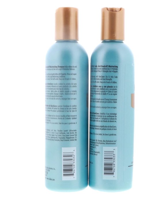 Avlon Keracare Dry Itchy Scalp Shampoo & Conditioner Set - Soothing Relief for Healthy Hair