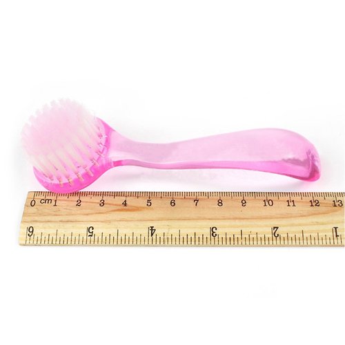 MEILINDS 6pc Nail Brush Set - Cleaning Fingernails & Toenails, Grip Handle, Nail Scrub & Dust Brush for Manicure & Pedicure