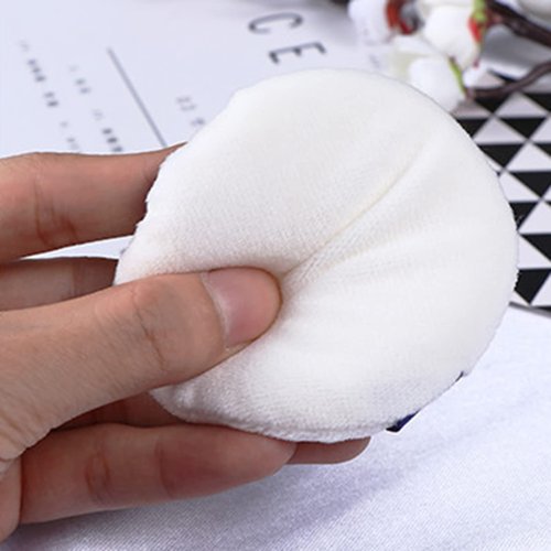 Powder Puff 3 Pieces 3 Inch Soft Powder Makeup Puffs Pads Makeup with Ribbon Face Powder Puffs for Loose and Foundation (3PCS Large Size 3 Inch)