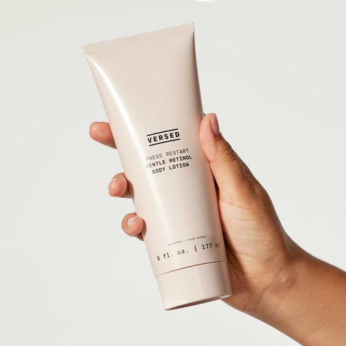 Versed Press Restart Retinol Body Lotion - Skin Firming Formula with Cocoa Butter & Vitamin E | 6 oz Moisturizer for Dark Spots & Aging Skin