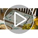 Eucalyptus Summer Placemat Set - 12 x 18 Inch Rectangular Beige Pack of 4
