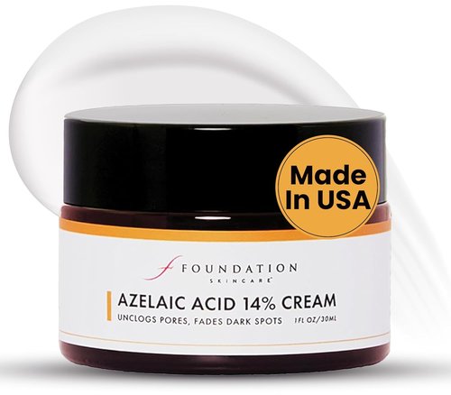 Foundation Skincare Azelaic Acid 14% - Dermatologist-Approved Formula for Blemish-Prone Skin (1 Fl Oz)