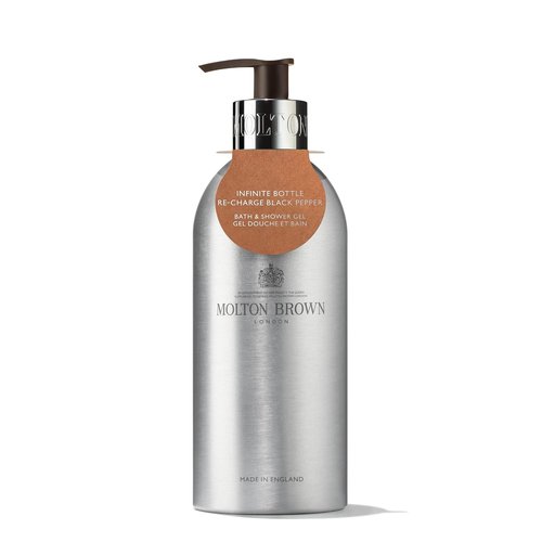 Molton Brown Re-Charge Black Pepper Body Wash - Refill 13.5 Fl. Oz. | Invigorating Cleanse