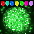 Green Balloon Light Set - 50 PCS Mini LED Lanterns with Loop - Flash Variant