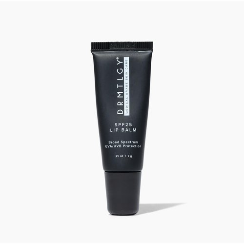 DRMTLGY SPF 25 Lip Balm - Hydrating Avocado & Shea Butter Protection | Non-Sticky Smooth Finish - .25 oz