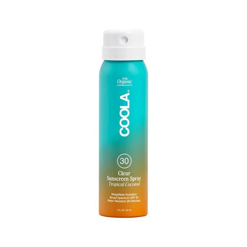 COOLA Organic Sunscreen SPF 30 - Vegan Sunblock Spray for Daily Protection | Tropical Coconut Scent