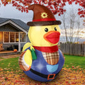5ft Fall Inflatable Outdoor Thanksgiving Decor - Scarecrow Duck Variation