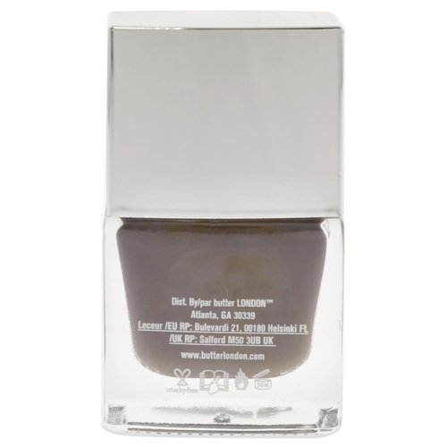 butter LONDON Nail Lacquer - Patent Shine 10X in Mink Grey | 0.2 Fl Oz for Long-Lasting Shine