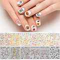 Halloween and Fall Nail Art Decals - 1000+ Self-Adhesive Stickers for Manicure & Pedicure
