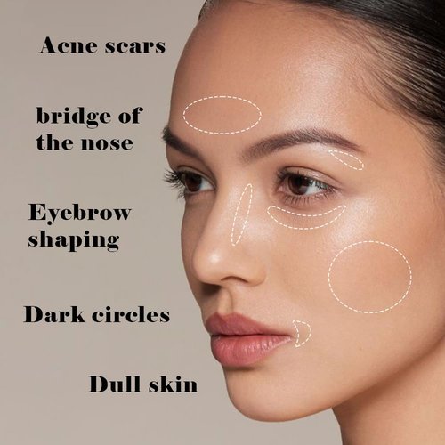 Skiennix Liquid Concealer - Full Coverage Under Eye Brightener for Dark Circles | Lightweight, Waterproof, Vegan, 09 Cappuccino