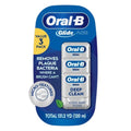 Oral-B Glide Dental Floss - Shred Resistant & Gentle on Gums | Cool Mint Flavor, 40 M, 3 Count