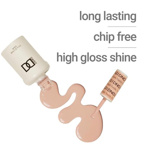 DND Gel Polish Set - Pink Collection | UV/LED Gel & Air Dry Nail Lacquer Duo, 0.5 Fl Oz Each