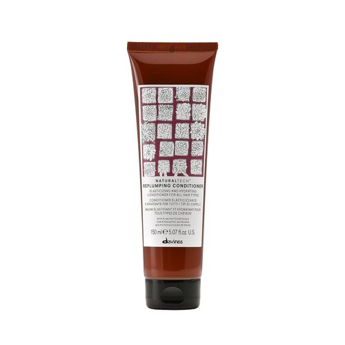 Davines Naturaltech Replumping Conditioner - Elasticizing & Moisturizing for Fine Hair - 5.07 Fl Oz