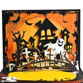 Halloween Haunted House Pop Up Card - 3D Spooky Haunted House Greeting Card, Holiday Halloween Decoration - Variation of THIS listing