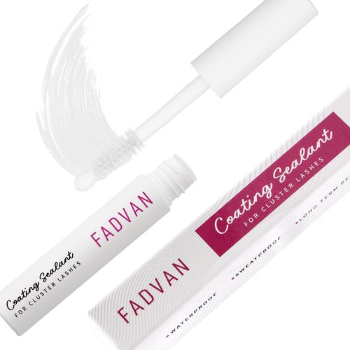 FADVAN Clear lash Sealer for Extensions - Professional Overnight Sealer & DIY Coating, Long-Lasting Up to 2 Weeks Clear (5ml)