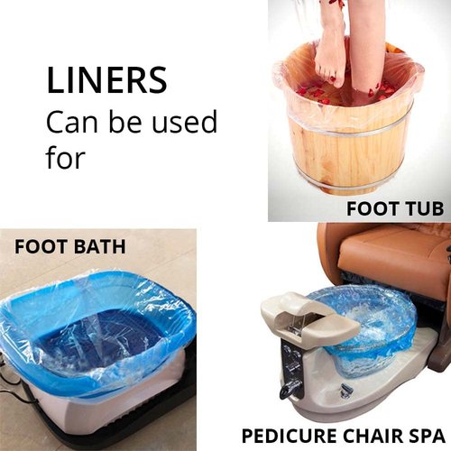 PandaSpa by Karlash Ultra Premium Spa Disposable Liners One Size Fits most Pedicure Spa 100pcs