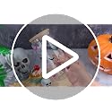 16 oz Halloween Bat Glass Cup with Lid & Straw - Cute Spooky Drinkware