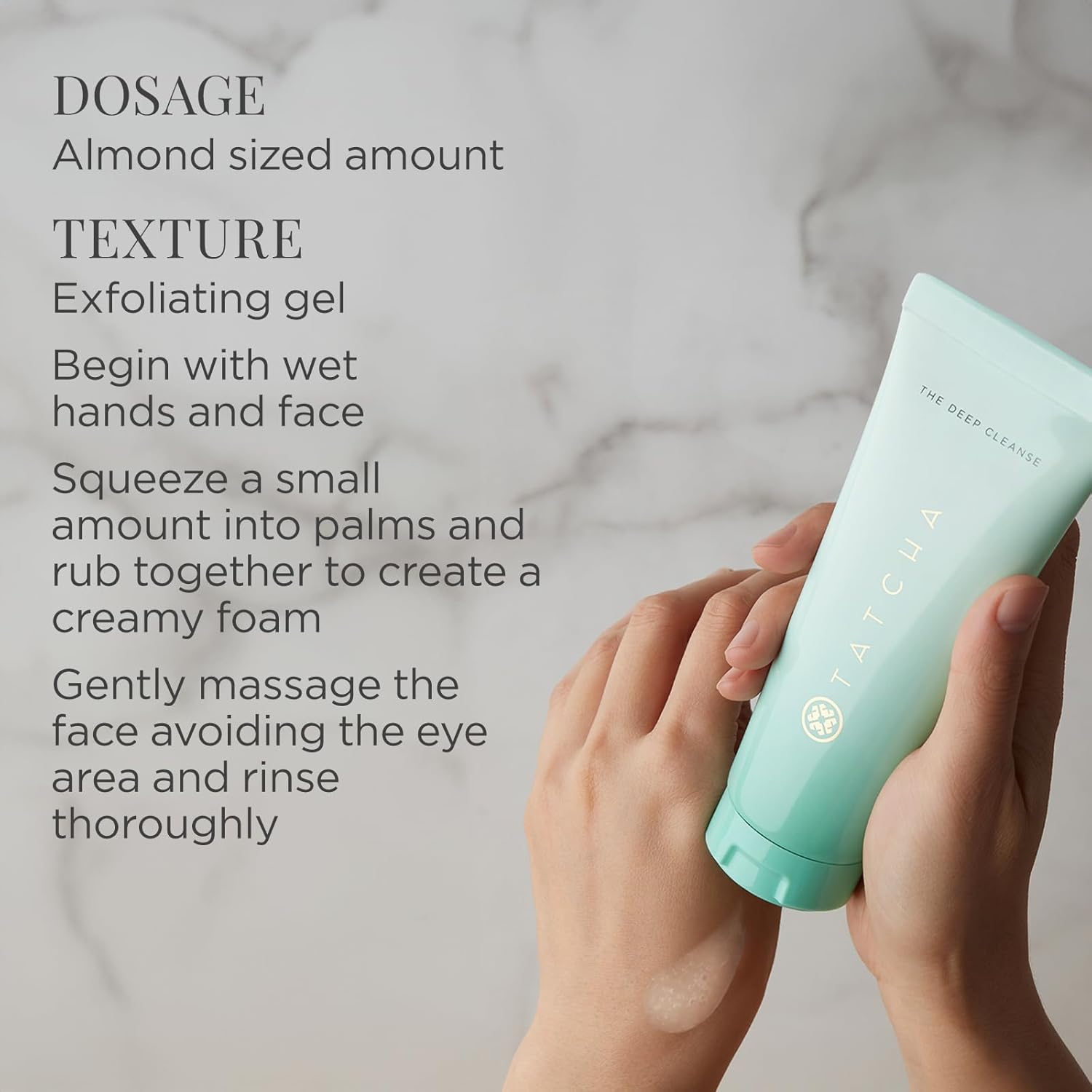 TATCHA The Deep Cleanse - Gentle Exfoliating Cleanser for Dirt Removal & Pore Tightening