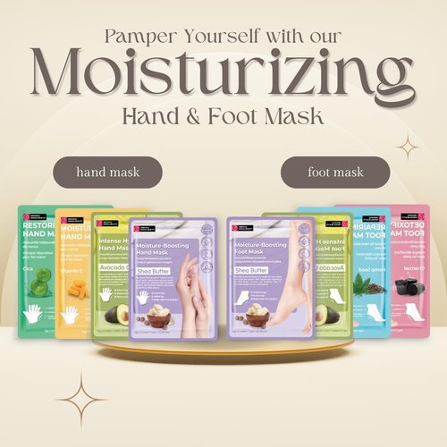 Innerest Original Derma Beauty Foot Mask 12 Pairs Shea Butter + Avocado Foot Mask - Foot Masks after Callus Remover Pedicure Supplies